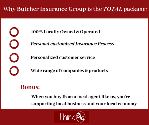 Infographic - Why Butcher Insurance Group is the TOTAL package